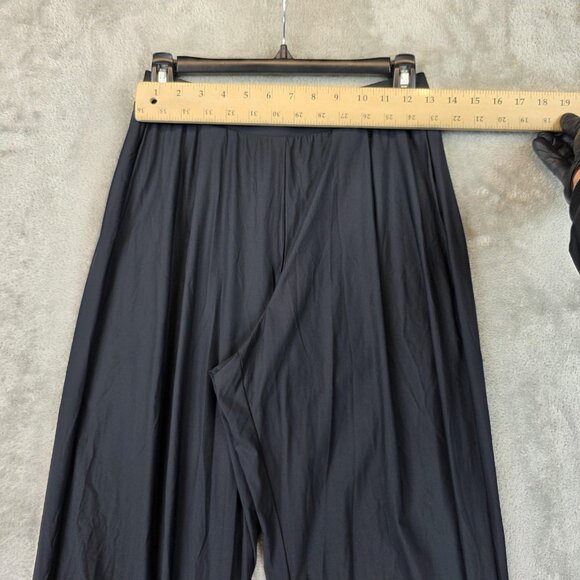 Uniqlo Airism Pants Womens Small Black Wide Leg Pull On UV Protection Stretch - Picture 2 of 11